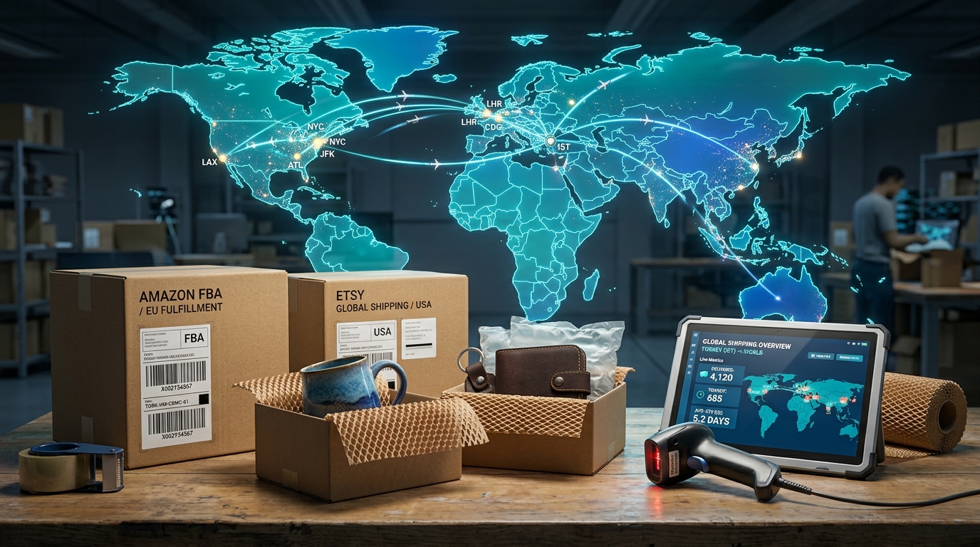 Amazon FBA ve Etsy Satıcıları İhracat Hazırlığı Kargo Gönder - Ekspres Kargo