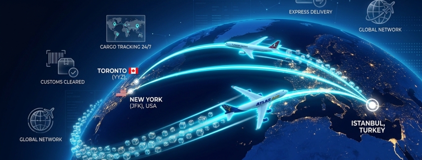 Amerika ve Kuzey Amerika  Lojistiği Rotası Kargo Gönder - Ekspres Kargo
